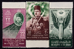 EG218 – EGYPT – 1953 – ANGLO-EGYPTIAN TREATRY – SG 404/6 MNH 4,75 € - Ongebruikt