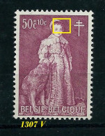 N° 1307 V - Mèche - ** - 1961-1990