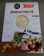 FRANCE 2022 - ASTERIX - 10 EUROS COMMEMORATIVE ARGENT – IRREDUCTIBILITE - CARTELETTE OFFICIELLE – NUMERO 4/18 - Francia