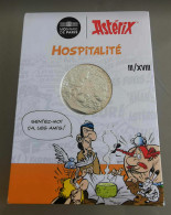 FRANCE 2022 - ASTERIX - 10 EUROS COMMEMORATIVE ARGENT – HOSPITALITE - CARTELETTE OFFICIELLE – NUMERO 3/18 - Francia