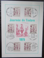 1765 'Dag Van De Postzegel' Met Alle Eerstedagafstempelingen - Gedenkdokumente