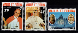 PROMOTION - Wallis Et Futuna - YV PA 86 à 88 N** Complete Gomme Tropicale Mate , Papes , Cote 10,10 Euros - Unused Stamps