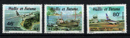 PROMOTION - Wallis Et Futuna - YV PA 89 à 91 N** Complete Gomme Tropicale Mate , Dessertes , Cote 6,95 Euros - Nuevos