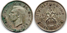 MA 29936  / Grande Bretagne - Great Britain 1 Shilling 1945 TTB - I. 1 Shilling