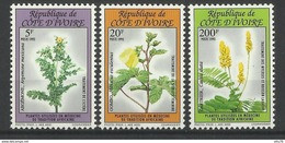 Ivory Coast Cote D' Ivoire  1993  Medicinal Plants   Set  MNH - Plantas Medicinales