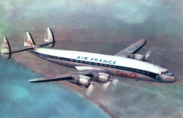 Aviation - Air France - Compagnie Aérienne - Avion LOCKHEED Super G Constellation - 1946-....: Moderne