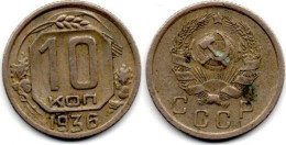 MA 29955 / Russie - Russia - Russland 10 Kopeks 1936 TB+ - Rusland