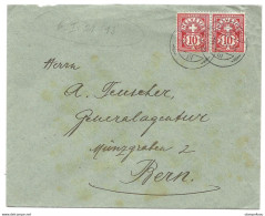 1 - 6 - Enveloppe Envoyée De Thun à Bern 1921 - Other & Unclassified