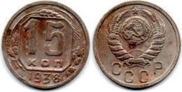 MA 29958 / Russie - Russia - Russland 15 Kopeks 1938 TB+ - Rusland