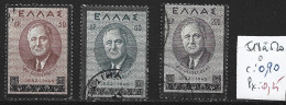 GRECE 518 à 520 Oblitérés Côte 0.90 € - Used Stamps