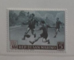 SAINT MARIN SAN MARINO MNH** 1953 FOOTBALL FUSSBALL SOCCER CALCIO FOOT FUTBOL VOETBAL FUTEBOL - Storia Postale