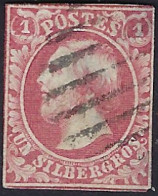 Luxembourg - Luxemburg - Timbre  1852   Guillaume III   Cachet Barres   Michel 2 - 1852 Guillermo III