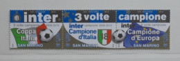 SAINT MARIN SAN MARINO MNH** 2010  INTER MILAN FOOTBALL FUSSBALL SOCCER CALCIO FOOT FUTBOL VOETBAL FUTEBOL - Brieven En Documenten