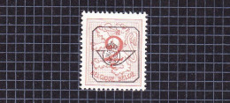 1967 Nr PRE780-P1** Zonder Scharnier:dof Papier.Heraldieke Leeuw:2c.Opdruk Type G. - Typografisch 1951-80 (Cijfer Op Leeuw)