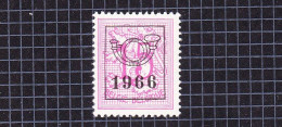 1966 Nr PRE772** Zonder Scharnier.Heraldieke Leeuw:15c.Opdruk 1966. - Typografisch 1951-80 (Cijfer Op Leeuw)
