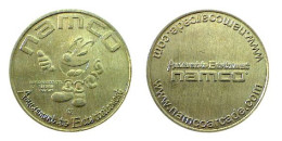 02169 GETTONE JETON TOKEN NAMCO Amusement To Entertainment Ultimate Party Headquarters Token Jeton 1991 - Other & Unclassified