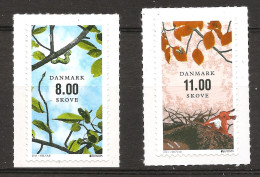 Danemark Danmark 2011 N° 1631 / 2 ** Europa, Emission Conjointe, Forêt, Arpenteuse, Geometridae, Ecureuil, Papillon - Unused Stamps