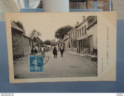 Cpa  ACHEUX-en-AMIENOIS Rue De Bertrancourt. 1921 - Acheux En Amienois