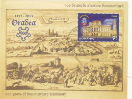 TIMISOARA 2013,BLOCK USED,ROMANIA - Used Stamps