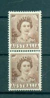 Australie 1959-62 - Y & T N. 249A - Série Courante (Michel N. 316 X) - Paire Coil (i) - Nuovi