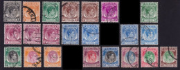 PENANG 1949 KG6 SHORT SET 1c-$5 - USED @N333 - Penang