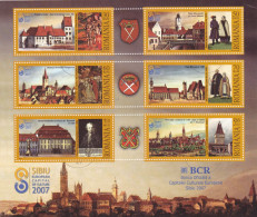 EUROPEAN CAPITAL SIBIU  2007,BLOCK USED,ROMANIA - Used Stamps