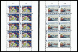 SALE!!! Luxembourg Luxemburgo Luxemburg 2018 EUROPA CEPT BRIDGES 2 Sheetlets Of 10 Stamps MNH ** - 2018