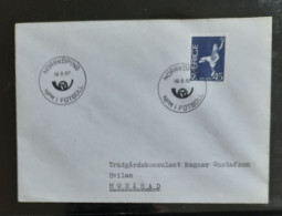 SUEDE SWEDEN SVERIGE FDC  1987 NORRKOPING  FOOTBALL FUSSBALL SOCCER CALCIO FOOT FUTBOL VOETBAL FUTEBOL - Lettres & Documents