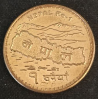 NEPAL - 1 ROUPIE 2009 - ( 2066 ) - Neuve - UNC - Gyanendra Bir Bikram - KM 1204 - ( Rupee ) - Nepal