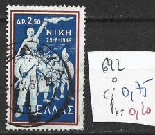 GRECE 692 Oblitéré Côte 0.75 € - Gebraucht