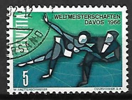 SUISSE      -      PATINAGE  EN  COUPLE       -     Oblitéré - Kunstschaatsen