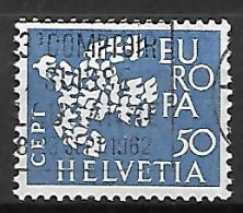 SUISSE      -       EUROPA   /  Oiseau Stylisé    -     Oblitéré - 1962