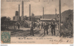 54 - Mont St Martin - Les Usines Du Port-Sec - 1904 - Mont Saint Martin