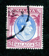 8013 BCXX 1949 Malaysia Scott # 15 Used (offers Welcome) - Malacca