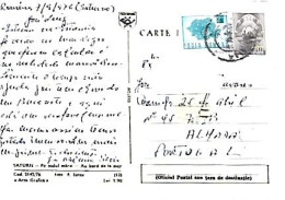 Romania & Marcofilia, Saturn,  Au Bord De La Mer, Almada Portugal 1978 (115) - Lettres & Documents