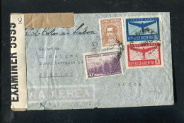 "ARGENTINIEN" 1942, Lupo-Brief Mit Doppelter "ZENSUR" In Die Schweiz (5924) - Briefe U. Dokumente