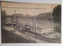 GOURNAY.1924.BATEAU RESTAURANT SUR LA MARNE.. - Gournay Sur Marne