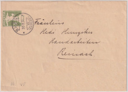 Streifband 48  Burg (Aargau) - Reinach         1934 - Entiers Postaux