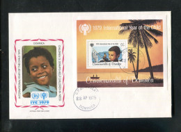 "DOMINICA" 1979, Block 55 FDC (5941) - Dominique (1978-...)