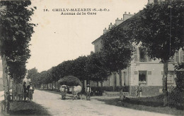 91 - ESSONNE - CHILLY-MAZARIN - Avenue De La Gare - Animation Attelage De Bœufs - 10406 - Chilly Mazarin