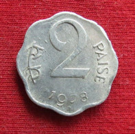 India 2 Paise 1978 H KM# 13.6 *VT Type 2 Hyderabad Mint Inde Indien Indies Paisa - Inde