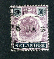 8045 BCXX 1895 Malaysia Scott # 34 Used (offers Welcome) - Selangor