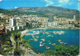 CPM..MONACO..LE PORT ET LA PISCINE OLYMPIQUE - Puerto