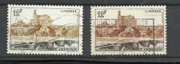 France  N° 1019  Limoges Ocre Et  Gris Oblitéré   B/TB Le  Timbre Type Sur Les Scans Pour Comparer Soldé ! ! ! - Usados