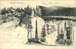 41342159 Dreisessel Bloeckenstein Mit See Und Stifterdenkmal Dreisessel - Freyung