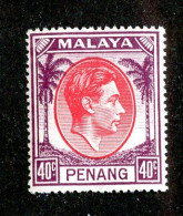 8059 BCXX 1949 Malaysia Scott # 18 MNH** (offers Welcome) - Penang