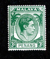 8067 BCXX 1949 Malaysia Scott # 5 MNH** (offers Welcome) - Penang