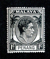 8069 BCXX 1949 Malaysia Scott # 3 MNH** (offers Welcome) - Penang