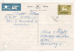 Israël, Entier Postal (1961) - Cartas & Documentos