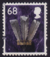 GREAT BRITAIN 2011 Wales & Monmouthshire 68p Feathers Sc#38 - USED @R197 - Wales